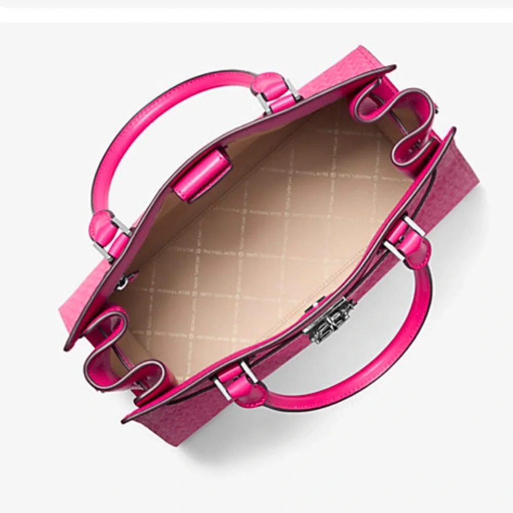 Michael Kors Hamilton Medium Signature Logo Satchel
Dragonfruit
NWT - Picture 2 of 16